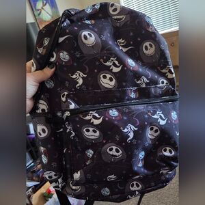 Disney Black and White Nightmare Before Christmas Backpack